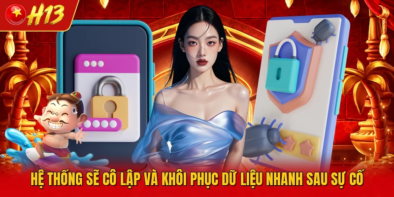 Hệ thống sẽ cô lập và khôi phục dữ liệu nhanh sau sự cố